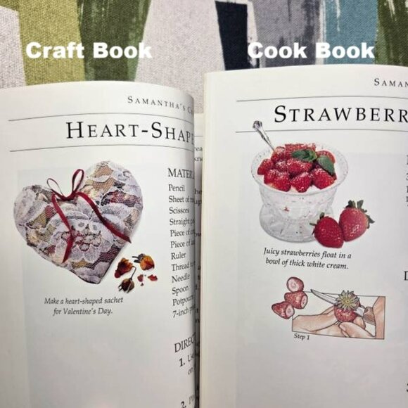 Vtg American Girls Collection Samantha’s Pastimes 4 Activity Craft Book Set - Picture 4 of 11